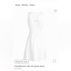 J. Crew CloudStretch side-slit sports dress